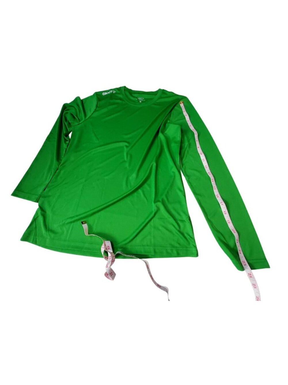 Craft Womens Green Crew neckLong Sleeve Performance Shirt M Polyester Breathable - Picture 4 of 8
